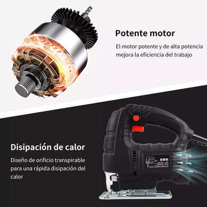 Sierra Caladora Eléctrica 6 Velocidades