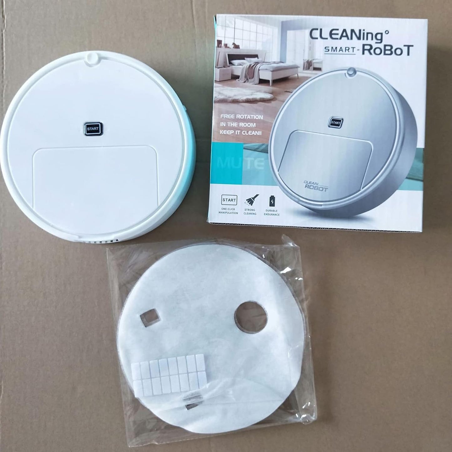 ASPIRADORA ROBOT 3 EN 1 LIMPIEZA HOGAR