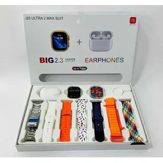 Smart Watch i20 UltraMax Suit +Audífonos