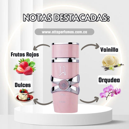 Perfume Lattafa Yara Rosa