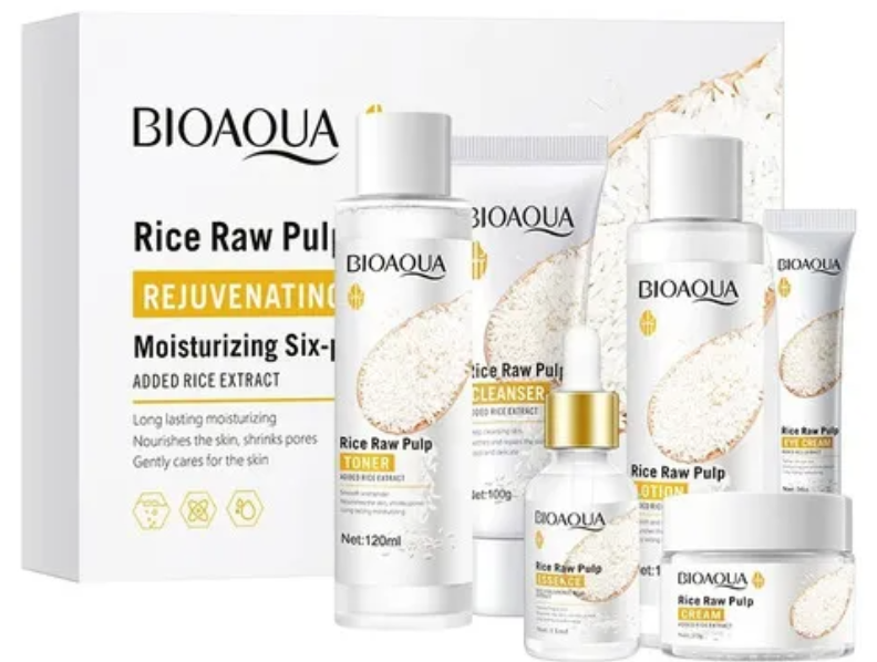 Kit Bioaqua 6 pcs Rejuvenecedor Facial