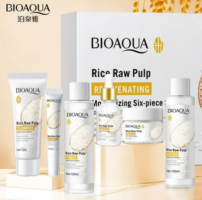 Kit Bioaqua 6 pcs Rejuvenecedor Facial