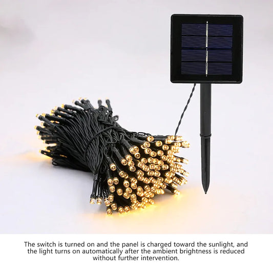 Luces navideñas solar