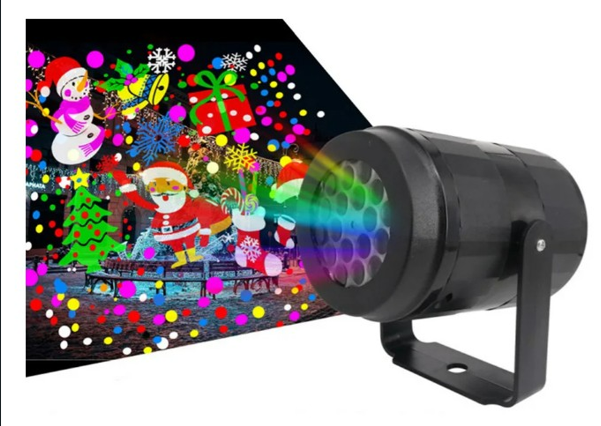 PROYECTOR NAVIDEÑO LASER LED 16 FIGURAS